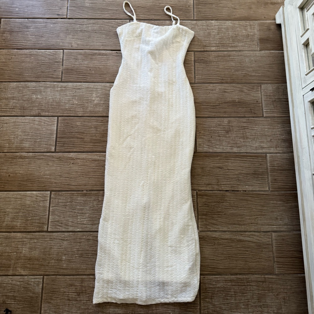 Princess Polly Maxi Cream Dress